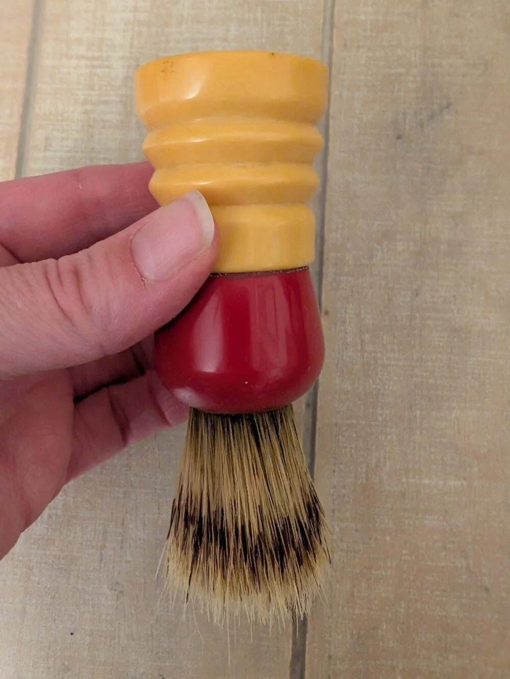 Vintage Mid Century Ever-Ready Bakelite And Boar Hair Shaving Brush